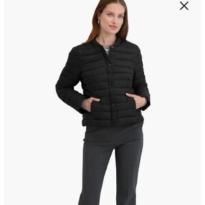 Elegant Black Puffer Jacket for Women